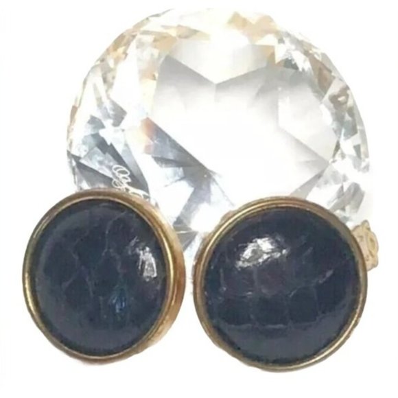 Cobra Vintage Clip On Earrings - Picture 2 of 5